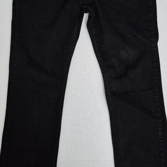 Vans V76 Skinny Jeans Men's 36X32 Black Denim Skater Goth - Pre-owned - Picture 5 of 13